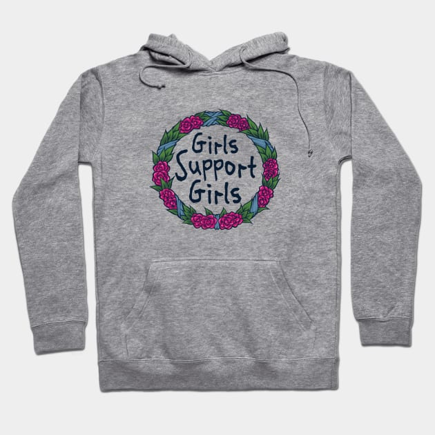 Girls support girls Hoodie by bubbsnugg